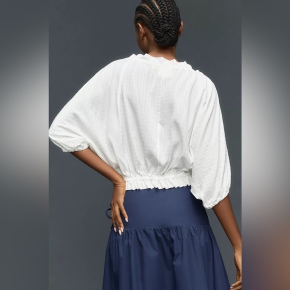 NWT Maeve Long-Sleeve Buttondown Blouse - Picture 4 of 4